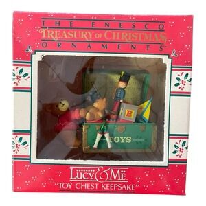 Enesco Toy Chest Keepsake Lucy & Me Ornament